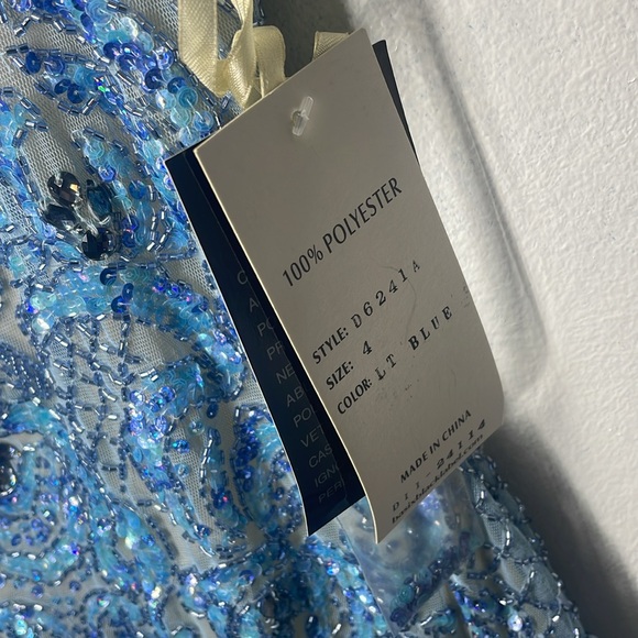 Basic black label blue dress 4 - Picture 5 of 7